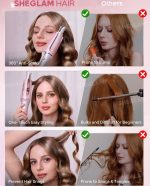 کرلی شیگلم صورتی سایز 25 میل (کالا اصل) - Image 3