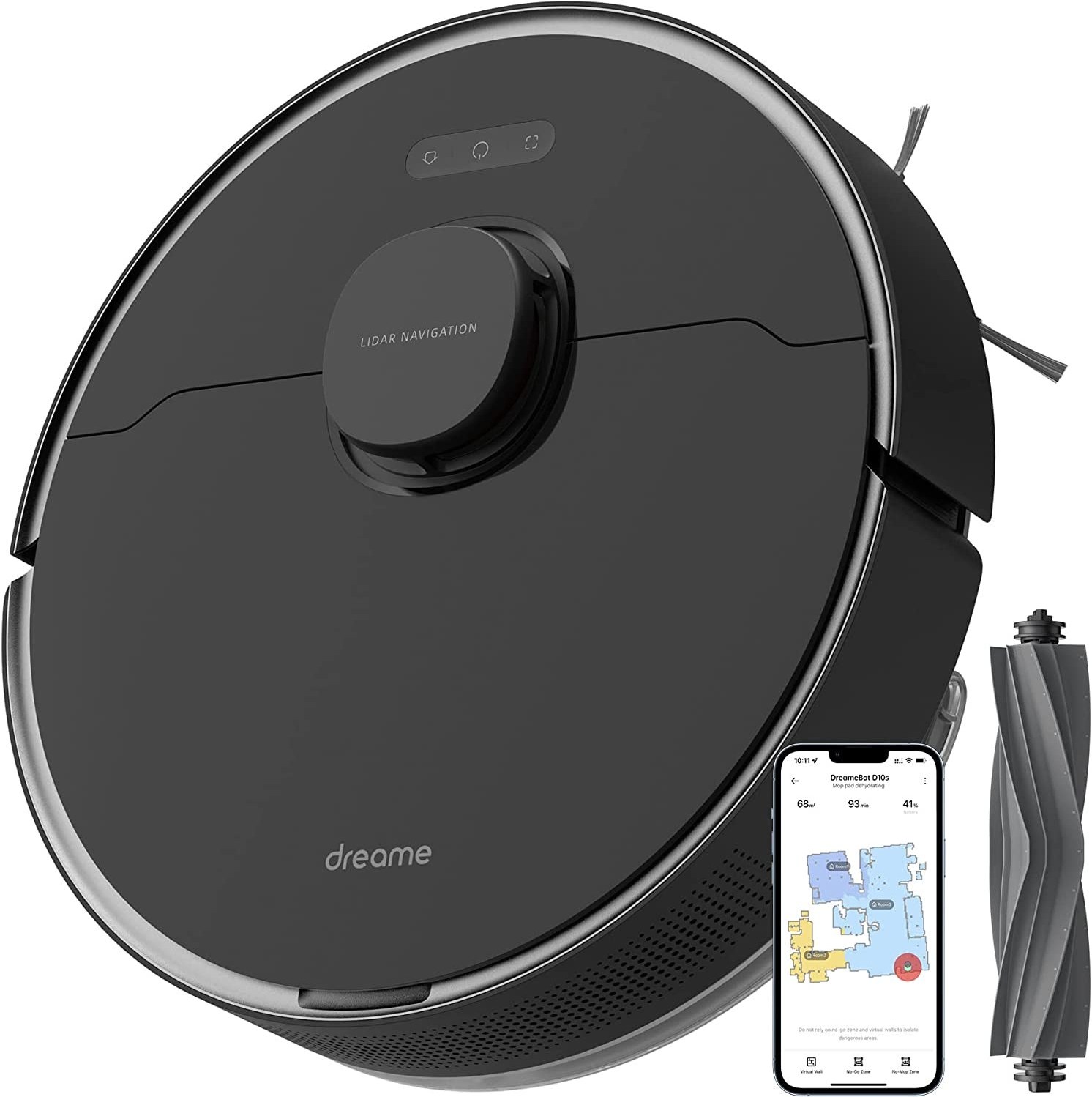 O9pqA04fv3ZpkNis جارو رباتیک شیائومی مدل Dreamebot D10S Pro - تصویر 1